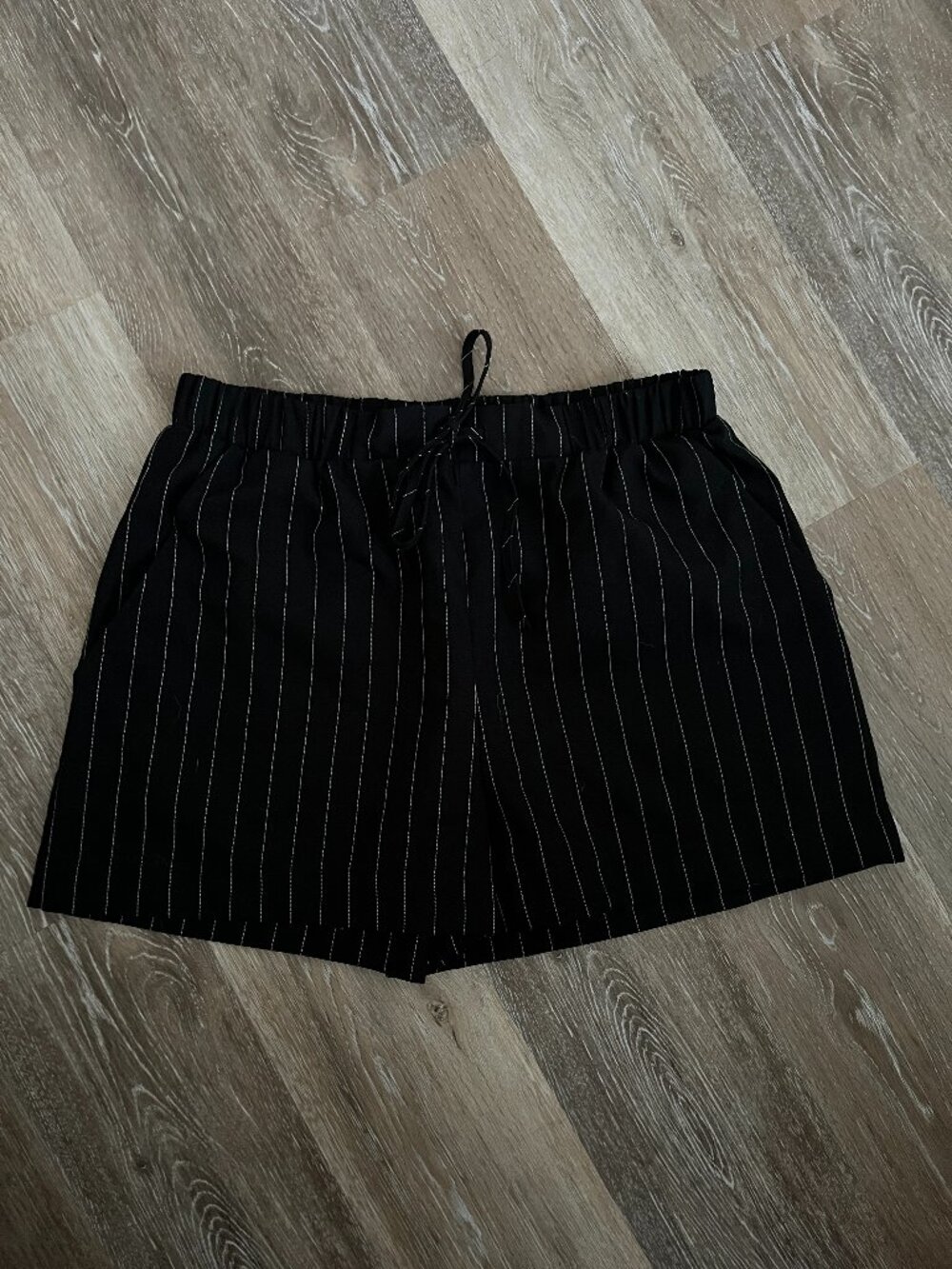 Pinstriped Shorts